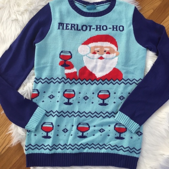 Norther Pole Ho Ho Santa Ugly Christmas Sweater - Picture 3 of 6